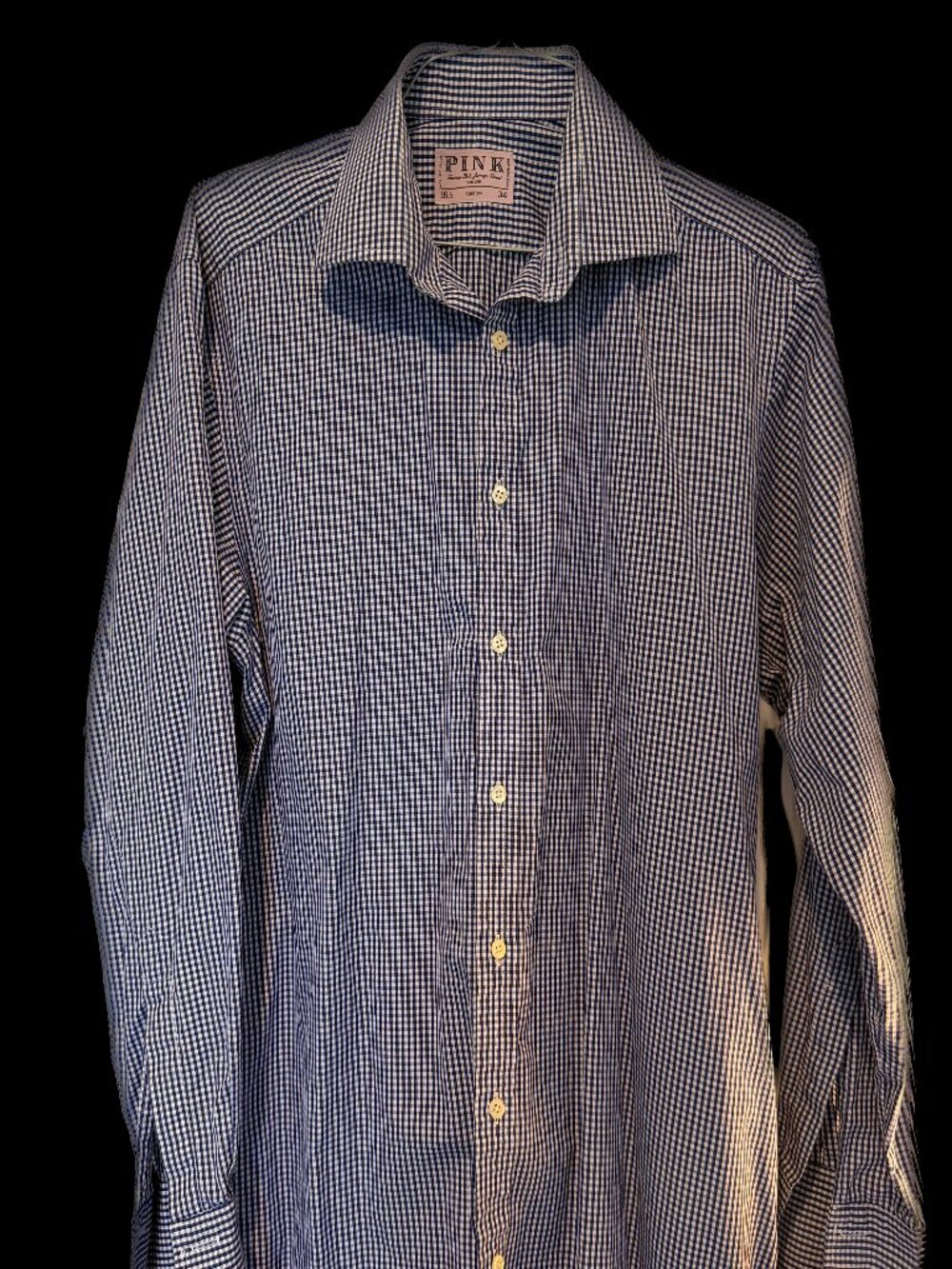 Thomas Pink Dress Shirt, 16.5 x 34